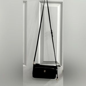 Coach Noa Pop Up Messenger bag, black w/ brass accents